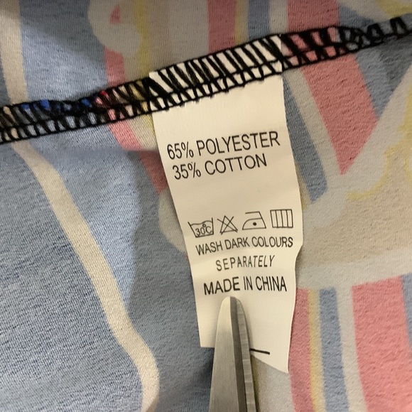 Silk Printed Blouse size L - Picture 6 of 6